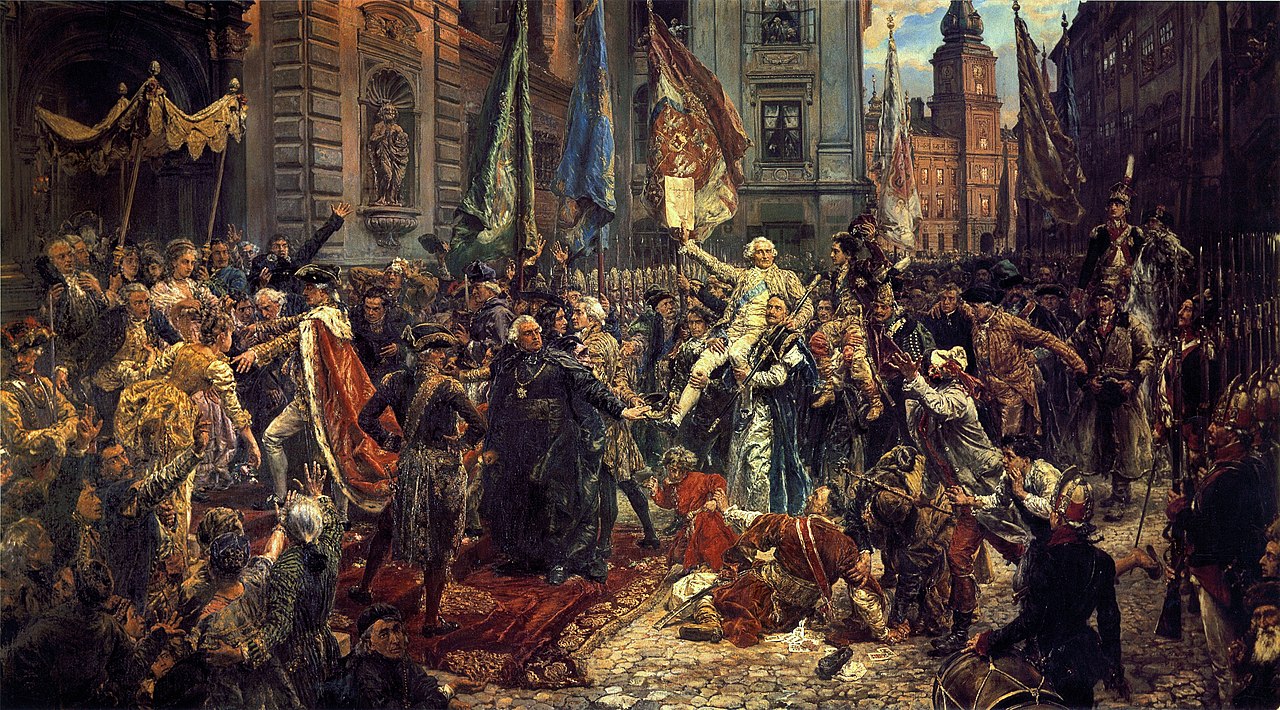 Ilustracja - obraz Jana Matejki "Konstytucja 3 Maja 1791 roku"